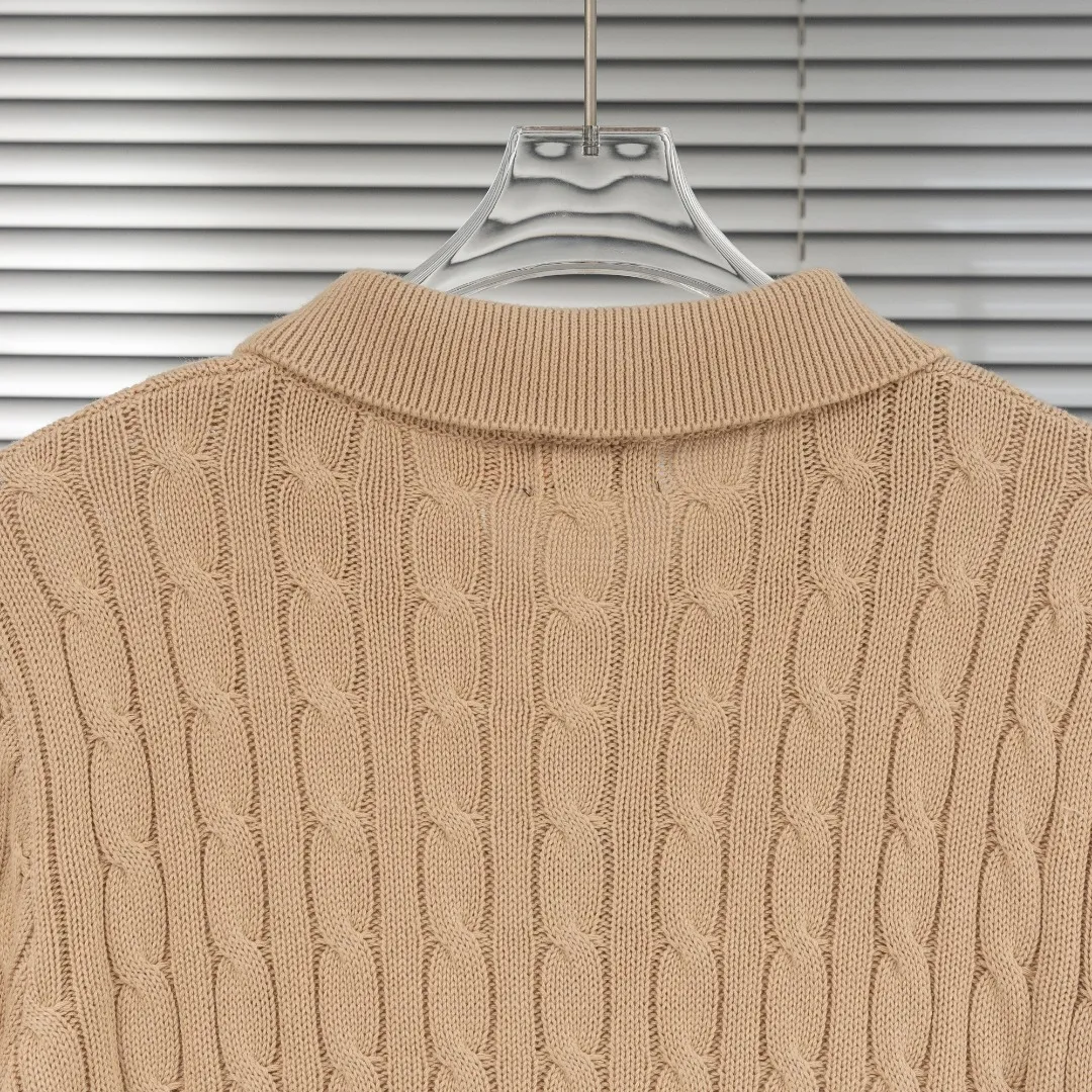 P300 top version (different currencies) You can scan the code to enter the official website Style: Ralph Lauren POLO Ralph Lauren small label embroidery knitted old money style lapel long-sleeved POLO Color: Picture color Size: S-XL Fabric: Pure cotton Accessories: Full set of customized accessories No gender distinction, same style for men and women